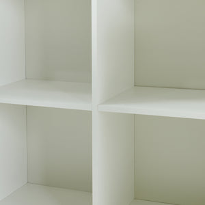 Sideboard Reyri 90x80x35 cm Wit/Goudkleurig [en.casa]