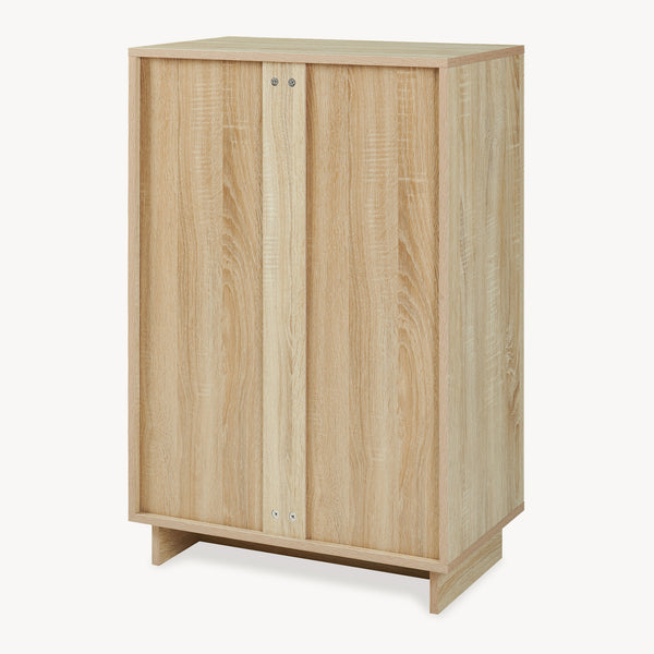 Opbergkast Kenta 60x35x90 cm sonoma eiken en wit [en.casa]