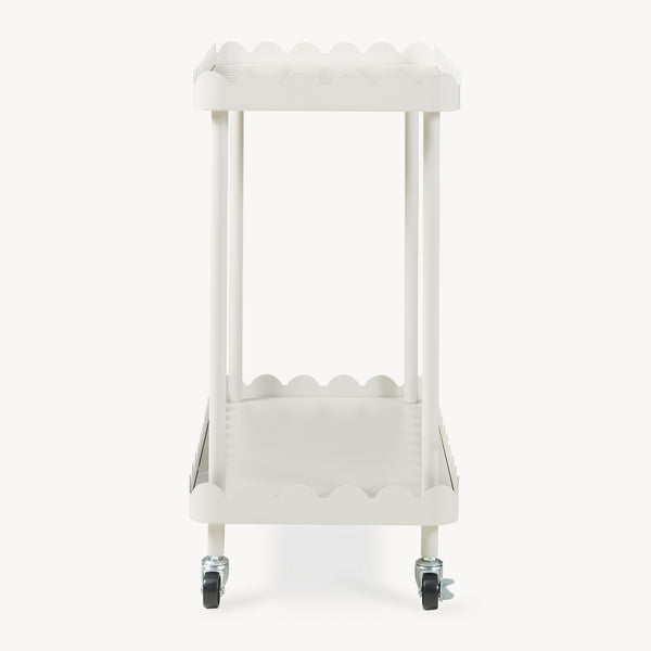Serveerwagen Bolmanralu trolley 60x61x31 cm grijs [en.casa] 