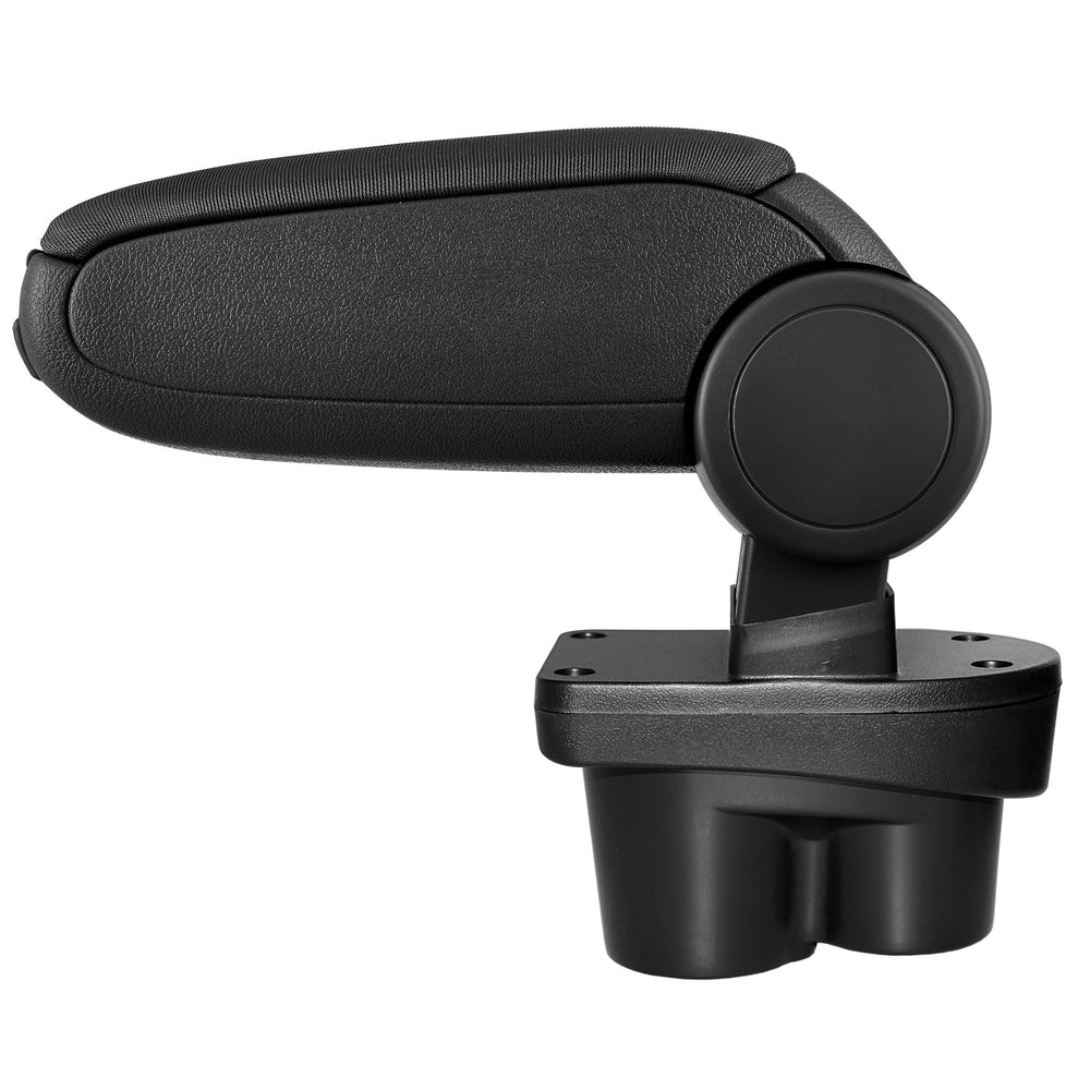 Middenarmsteun passend voor Opel Corsa E vanaf Bj. 2014 - Armsteun met opbergvak - gevoerd - zwart - grijs [pro.tec] - premiumXL