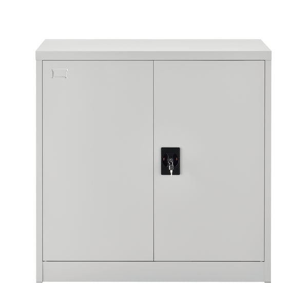 Kantoorkast metaal met slot sleutels en planken 90x40x90 cm - verschillende kleuren