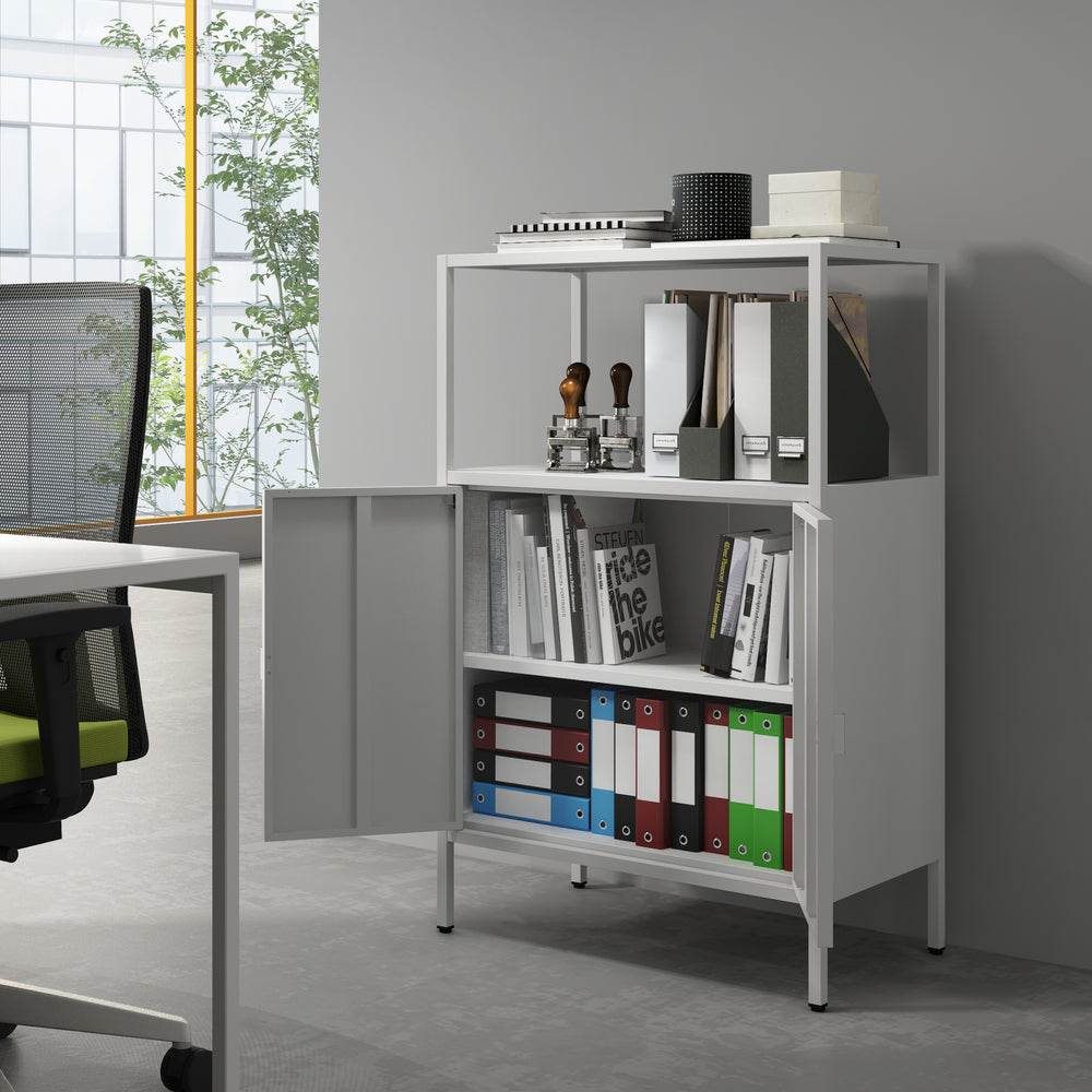 Aktenschrank Hailuoto lichtgrijs in verschillende maten [en.casa] - premiumXL