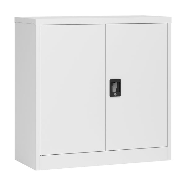 [en.casa] Kantoorkast Molise metaal met slot sleutels 90x40x90 cm - 4 varianten