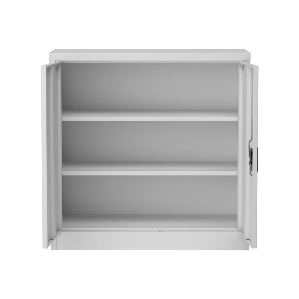 [en.casa] Kantoorkast Molise metaal met slot sleutels 90x40x90 cm - 4 varianten