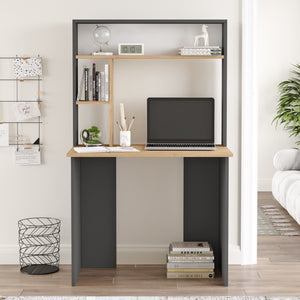 Bureau Tópisa 148,5x90x51,5 cm [en.casa]