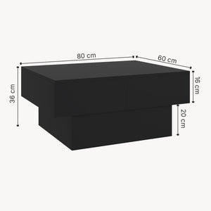 Salontafel Lens 80x60x40 cm [en.casa]