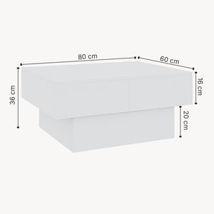 Salontafel Lens 80x60x40 cm [en.casa]
