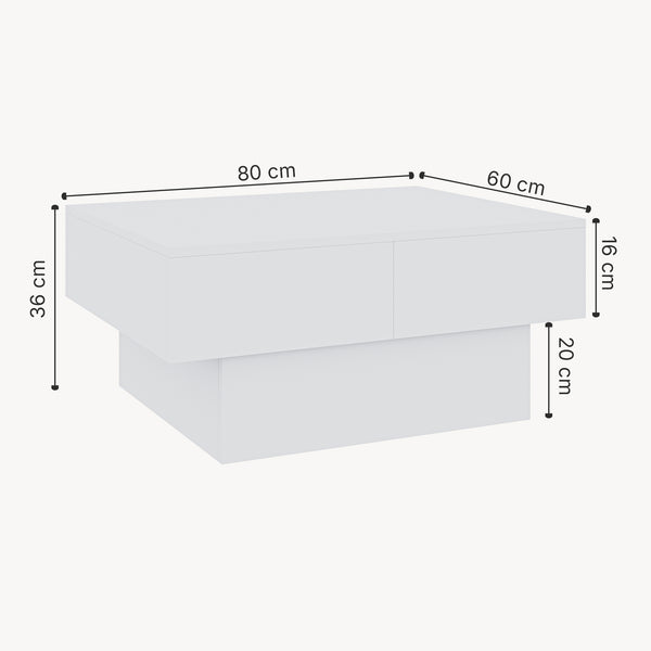 Salontafel Lens 80x60x40 cm [en.casa]