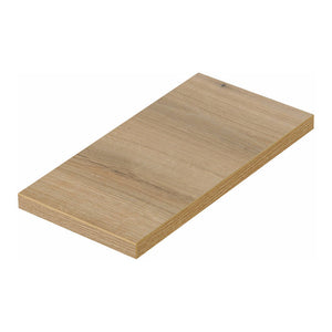 Badkamerkast Newport met 1 deur en 2 vakken eikenkleurig [en.casa]