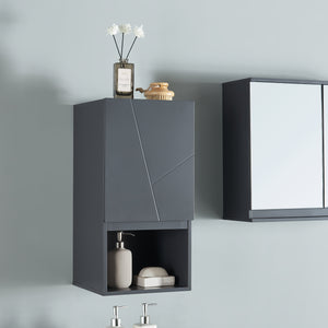 Hängeschrank Overath 30x30x60 cm Grijs [en.casa] - premiumXL