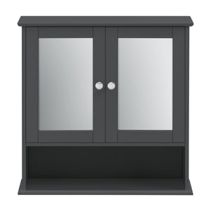 Spiegelkast Linz voor wandmontage MDF 58x56x13 cm - 2 varianten