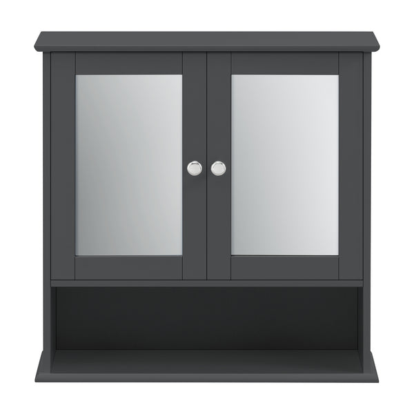 Spiegelkast Linz voor wandmontage MDF 58x56x13 cm - 2 varianten