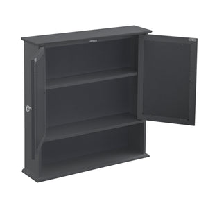 Spiegelkast Linz voor wandmontage MDF 58x56x13 cm - 2 varianten