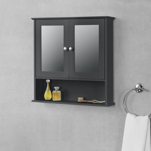 Spiegelkast Linz voor wandmontage MDF 58x56x13 cm - 2 varianten