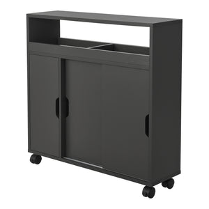 [en.casa] Badkamerkast Lumijoki niskast op wielen 71x70x20 cm - 2 varianten