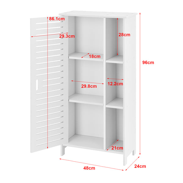 Badkamerkast Vansbro opbergkast HKC 96x48x24 cm - 2 varianten