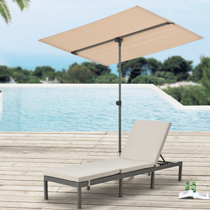 [pro.tec] Parasol 360° Carsoli 120-200x180x130 cm - 2 varianten