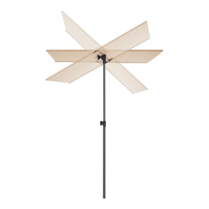 [pro.tec] Parasol 360° Carsoli 120-200x180x130 cm - 2 varianten