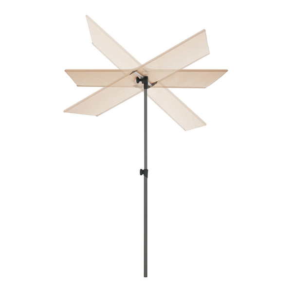 [pro.tec] Parasol 360° Carsoli 120-200x180x130 cm - 2 varianten