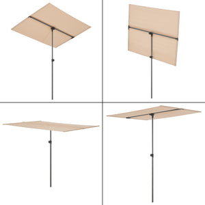 [pro.tec] Parasol 360° Carsoli 120-200x180x130 cm - 2 varianten