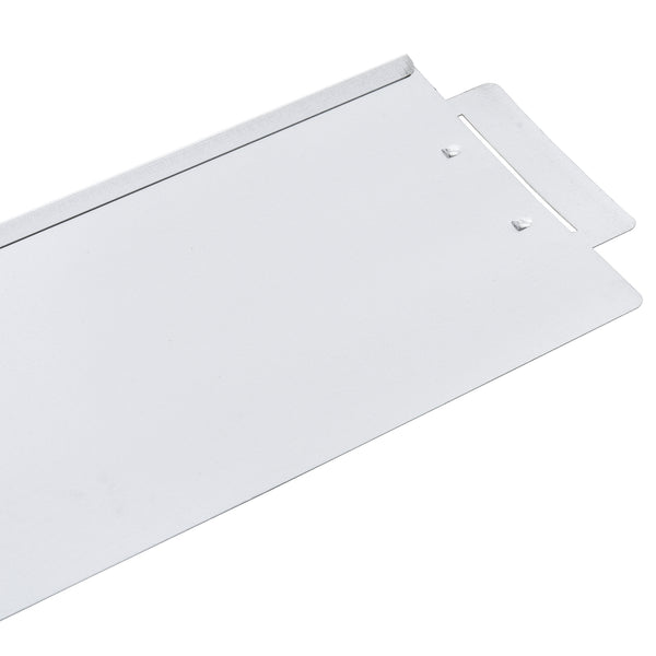 Borderrand palissade staal verzinkt zilverkleurig - 7 varianten