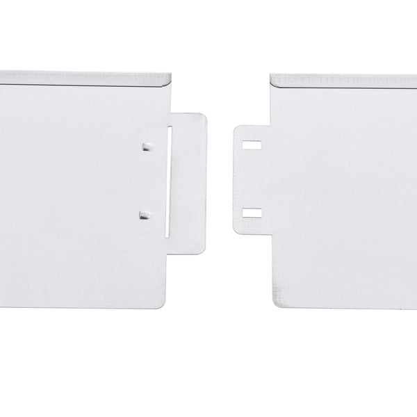 Borderrand palissade staal verzinkt zilverkleurig - 7 varianten