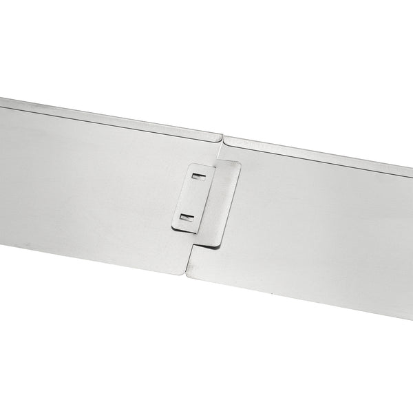 Borderrand palissade staal verzinkt zilverkleurig - 7 varianten