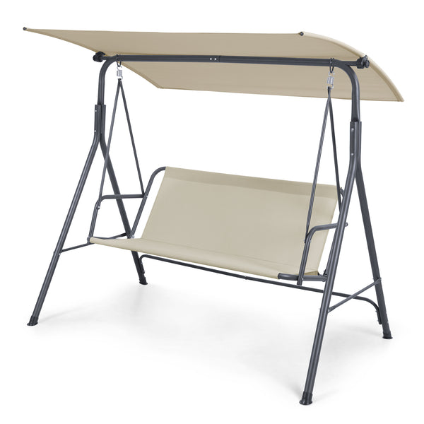 Hollywoodschommel Satten 3 persoons 173x119x153 cm [en.casa]