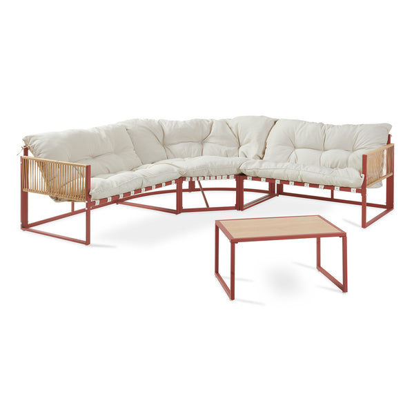 Loungeset Karg tuinset met kussens casa.pro