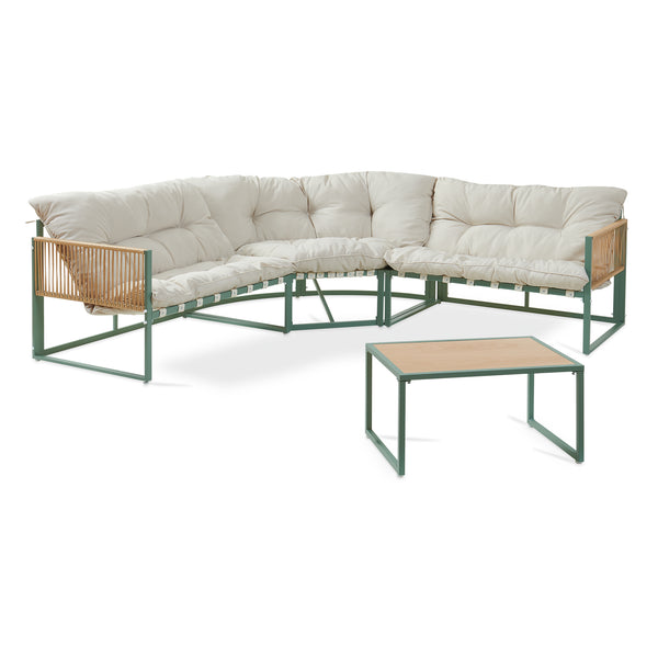 Loungeset Karg tuinset met kussens casa.pro