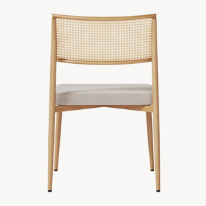 Eetkamerstoel Jördfjok set 79x49x57 cm beige [en.casa]