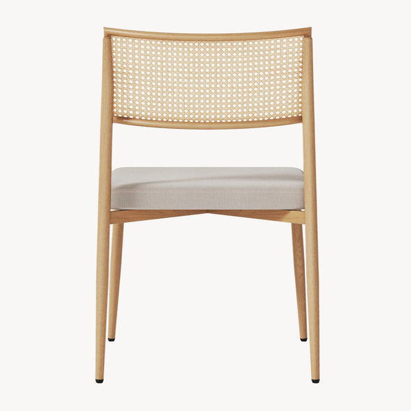 Eetkamerstoel Jördfjok set 79x49x57 cm beige [en.casa]