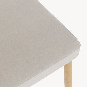Eetkamerstoel Jördfjok set 79x49x57 cm beige [en.casa]