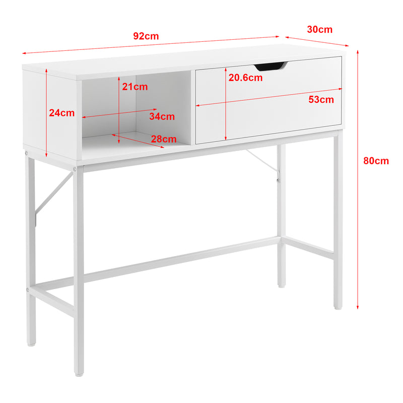 Maatschets [en.casa] Console tafel Tranemo sidetable - 2 varianten