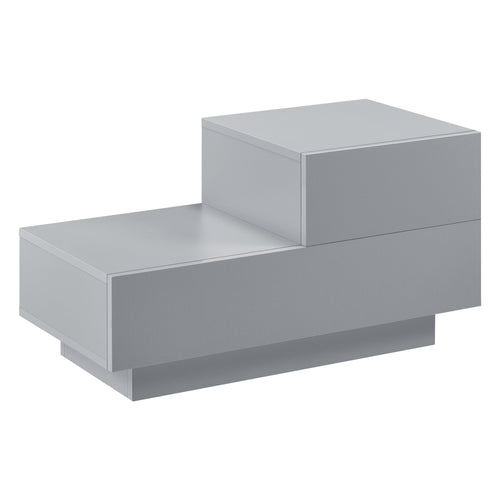 Design nachtkastje Sebokeng rechts met lades 38x70x35 cm - verschillende kleuren