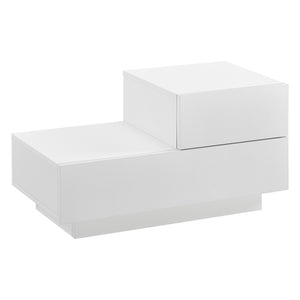 Design nachtkastje Sebokeng rechts met lades 38x70x35 cm - verschillende kleuren