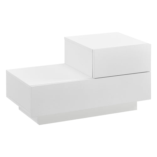 Design nachtkastje Sebokeng rechts met lades 38x70x35 cm - verschillende kleuren