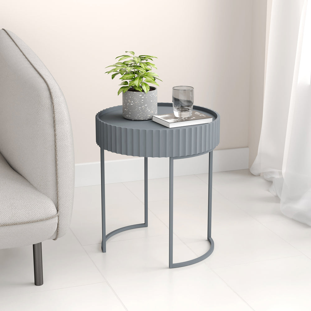 Bijzettafel Rill rond 46x40 cm [en.casa]