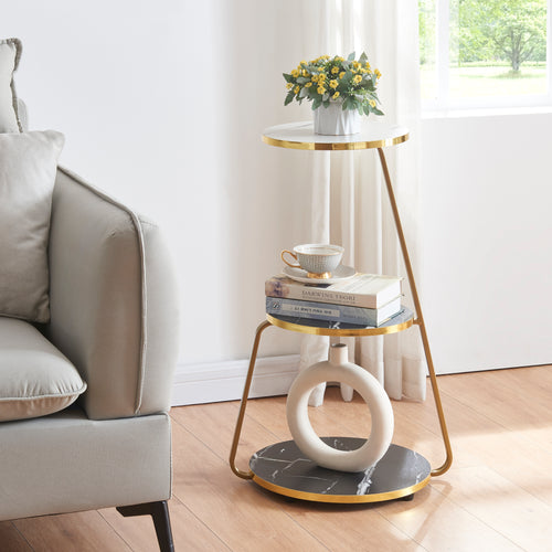 Bijzettafel Sipoo 74x46x37cm in verschillende kleuren [en.casa] - premiumXL