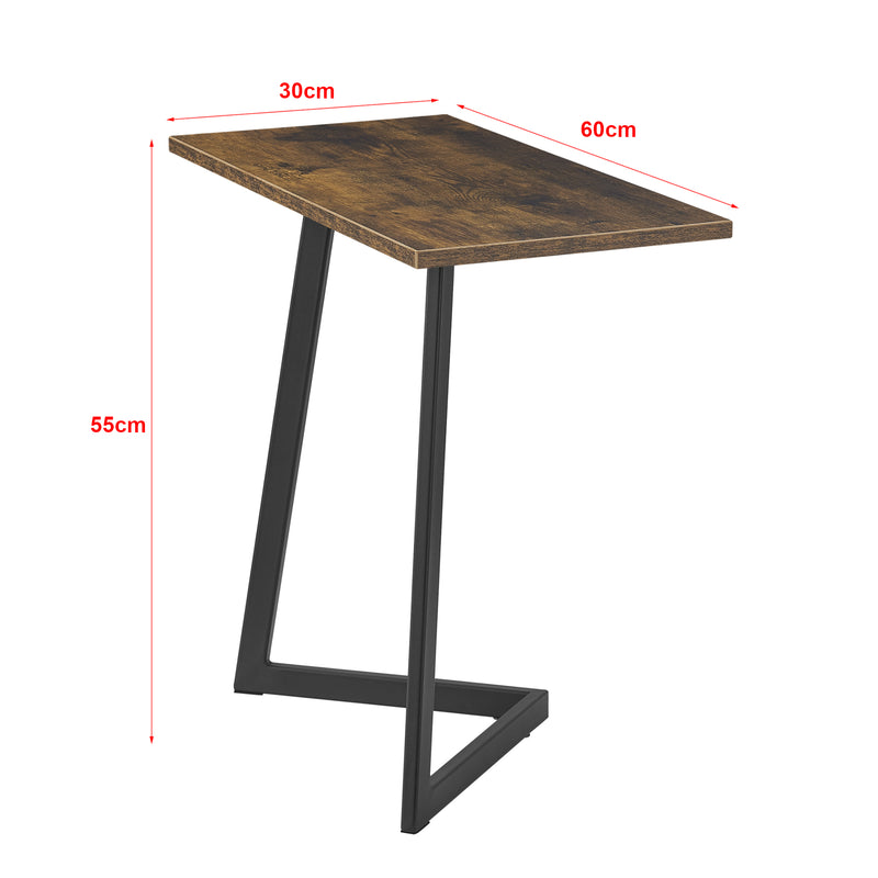 Maatschets [en.casa] Bijzettafel Kalundborg 55x60x30 cm - 2 varianten
