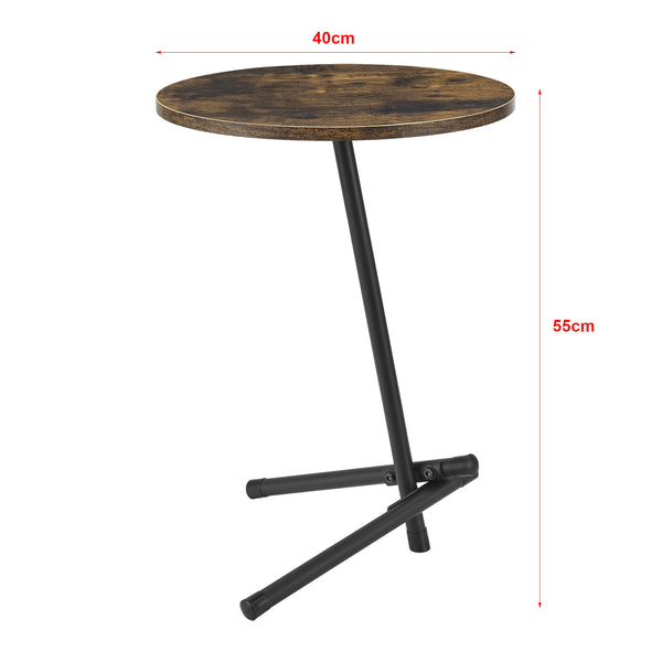[en.casa] Bijzettafel Karup rond 55xØ40 cm - 2 varianten