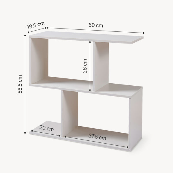 Bijzettafel Koxjö staand rek 57x60x20 cm [en.casa]