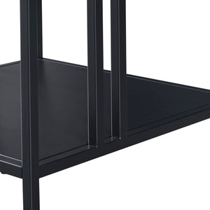 [en.casa] Bijzettafel Kumlinge met plank staal - 4 varianten