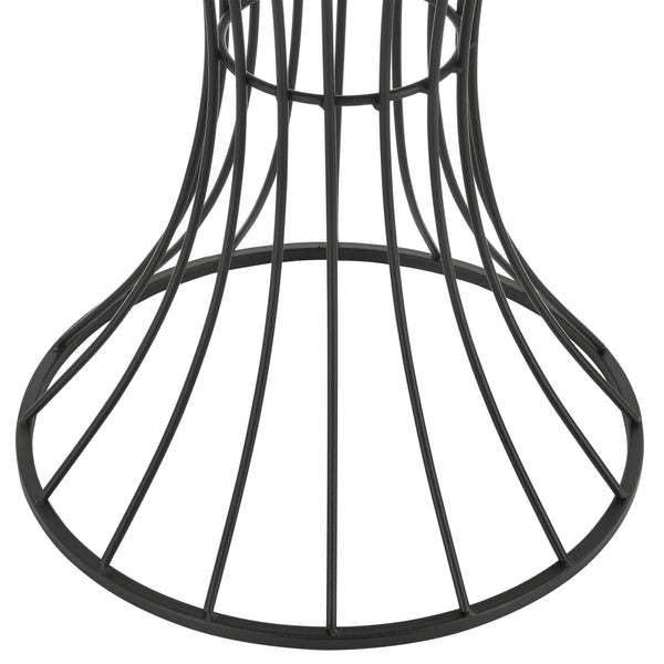 Salontafel Zandloper rond 55,5xØ37,5 cm metaal en MDF - verschillende kleuren