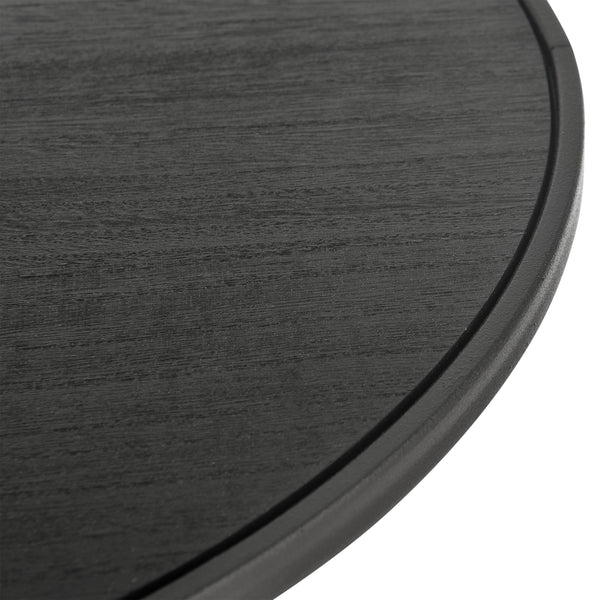 Salontafel Zandloper rond 55,5xØ37,5 cm metaal en MDF - verschillende kleuren