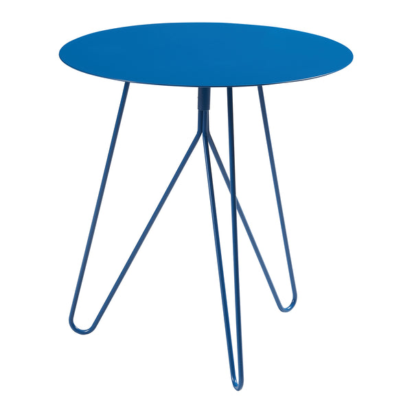 Bijzettafel Nopimi rond metaal 45x43 cm [en.casa]