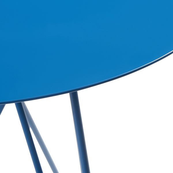 Bijzettafel Nopimi rond metaal 45x43 cm [en.casa]