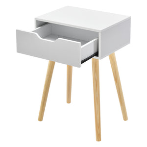 Bijzettafel nachtkastje Oestersund met lade 60x40x29,5 cm - 5 varianten