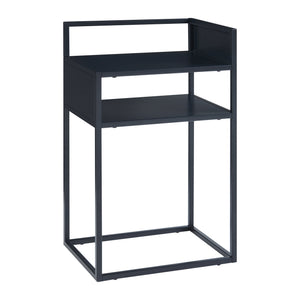 [en.casa] Bijzettafel Riihimäki met plank 65x40x30 cm - 2 varianten
