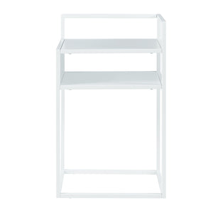 [en.casa] Bijzettafel Riihimäki met plank 65x40x30 cm - 2 varianten